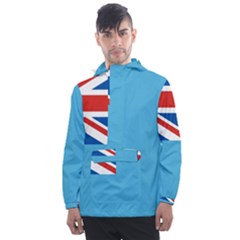 Men s Front Pocket Pullover Windbreaker 
