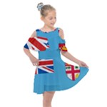 Fiji Kids  Shoulder Cutout Chiffon Dress