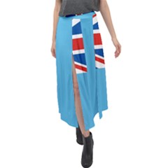 Velour Split Maxi Skirt 