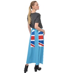Velour Split Maxi Skirt 