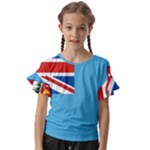 Fiji Kids  Cut Out Flutter Sleeves