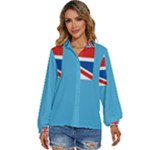 Fiji Women s Long Sleeve Button Down Shirt