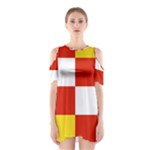 Antwerp Flag Shoulder Cutout One Piece Dress