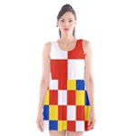 Antwerp Flag Scoop Neck Skater Dress