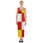 Antwerp Flag Fitted Maxi Dress
