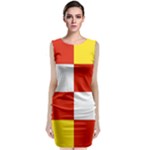 Antwerp Flag Classic Sleeveless Midi Dress