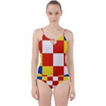 Antwerp Flag Cut Out Top Tankini Set