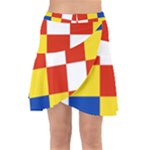 Antwerp Flag Wrap Front Skirt