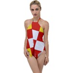 Antwerp Flag Go with the Flow One Piece Swimsuit