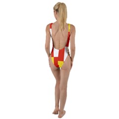 High Leg Strappy Swimsuit 