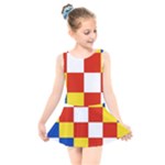 Antwerp Flag Kids  Skater Dress Swimsuit