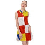 Antwerp Flag Sleeveless Shirt Dress