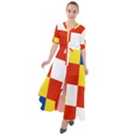 Antwerp Flag Waist Tie Boho Maxi Dress