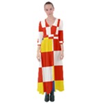 Antwerp Flag Button Up Maxi Dress