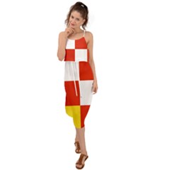 Waist Tie Cover Up Chiffon Dress 