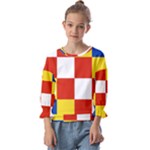 Antwerp Flag Kids  Cuff Sleeve Top