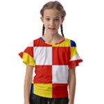 Antwerp Flag Kids  Cut Out Flutter Sleeves