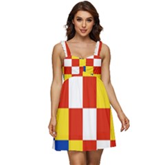 Ruffle Strap Babydoll Chiffon Dress 