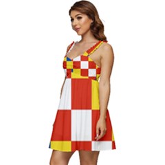 Ruffle Strap Babydoll Chiffon Dress 