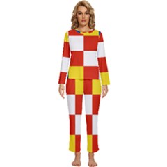 Womens  Long Sleeve Lightweight Pajamas Set 