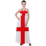 England Empire Waist Velour Maxi Dress