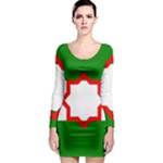 Andalusia Flag Long Sleeve Bodycon Dress