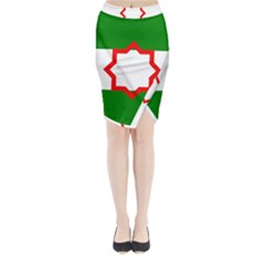 Andalusia Flag Midi Wrap Pencil Skirt from UrbanLoad.com