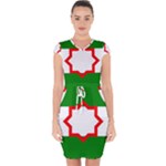 Andalusia Flag Capsleeve Drawstring Dress 