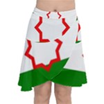 Andalusia Flag Chiffon Wrap Front Skirt