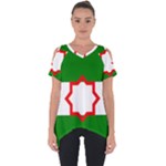 Andalusia Flag Cut Out Side Drop Tee