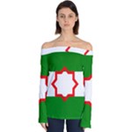 Andalusia Flag Off Shoulder Long Sleeve Top