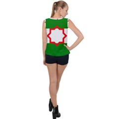 Bubble Hem Chiffon Tank Top 