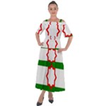 Andalusia Flag Shoulder Straps Boho Maxi Dress 