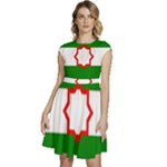 Andalusia Flag Cap Sleeve High Waist Dress