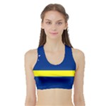 Curacao Sports Bra with Border