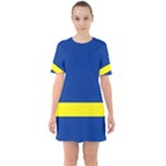 Curacao Sixties Short Sleeve Mini Dress