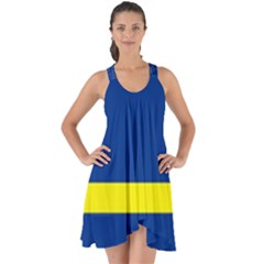Show Some Back Chiffon Dress 