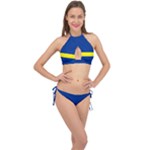 Curacao Cross Front Halter Bikini Set