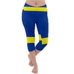 Curacao Lightweight Velour Capri Yoga Leggings