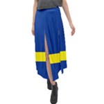 Curacao Velour Split Maxi Skirt