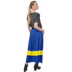 Velour Split Maxi Skirt 