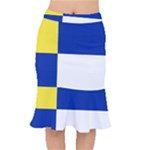 Bratislavsky Flag Short Mermaid Skirt