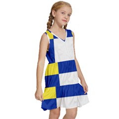 Kids  Sleeveless Tiered Mini Dress 