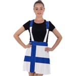 Finland Velvet Suspender Skater Skirt