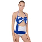 Finland Scallop Top Cut Out Swimsuit