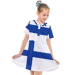 Finland Kids  Short Sleeve Shirt Dress