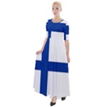 Finland Half Sleeves Maxi Dress