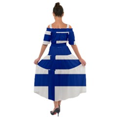 Shoulder Straps Boho Maxi Dress  
