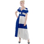 Finland Button Up Short Sleeve Maxi Dress