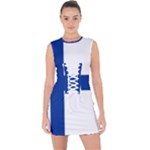 Finland Lace Up Front Bodycon Dress